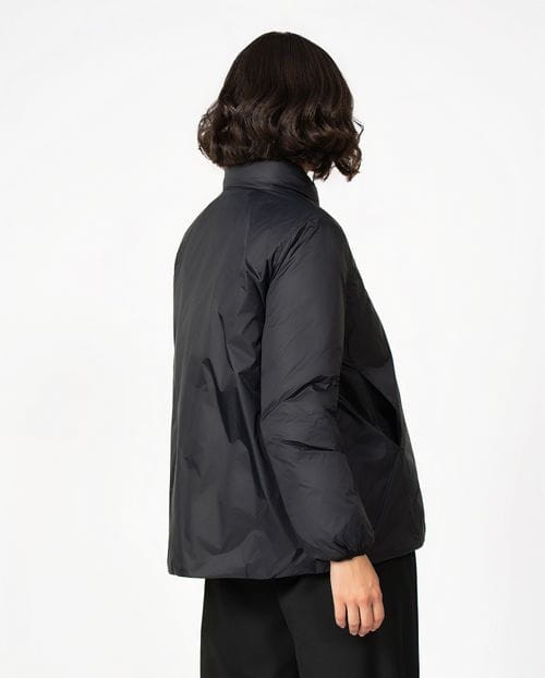 <p>Short 'A-line' down coat in water-repellent fabric, filled with real down and feather</p>