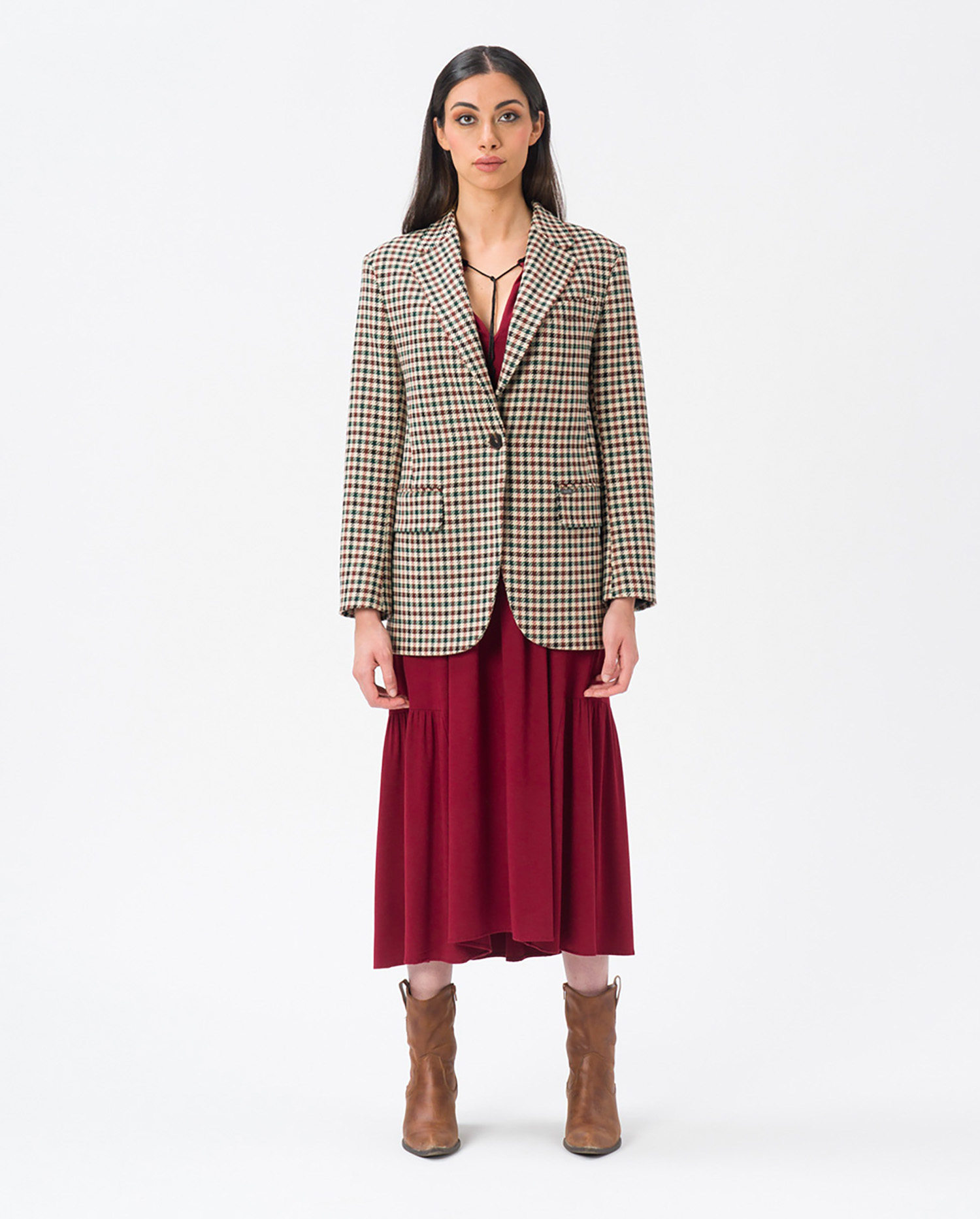 houndstooth wool fabric 