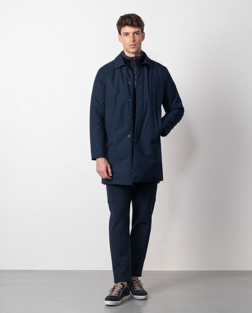 Etiem Trench corta ultraligera estilo `piumino´ con cuello camisero Rebajas de fábrica | Ropa