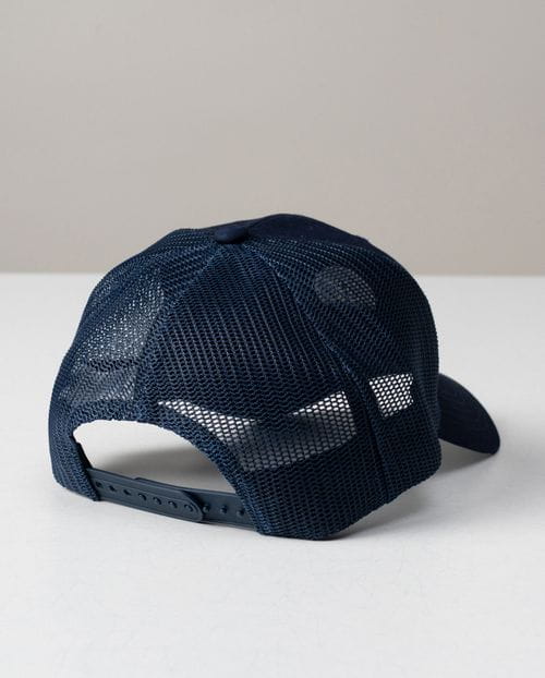 Gorra 'estilo baseball' combinada de rejilla y algodón con logos bordados