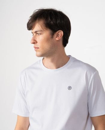 Short sleeved T-shirt of mercerized premium cotton