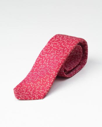 Tie with small dragonfly print