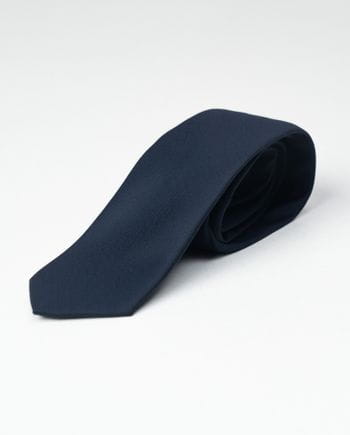 Corbata lisa con estructura twill