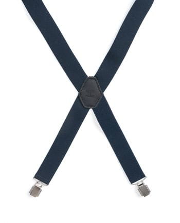 Elastic plain braces with four clips