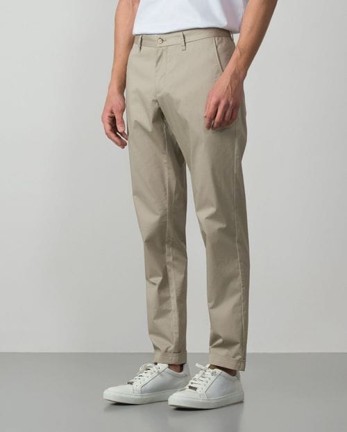 Sport extra slim trouser made of elastic cotton twill