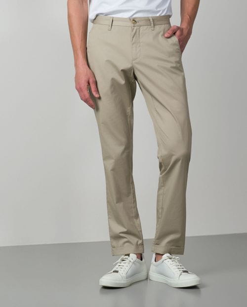 Sport extra slim trouser made of elastic cotton twill