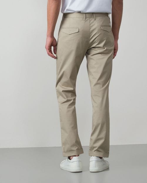 Sport extra slim trouser made of elastic cotton twill