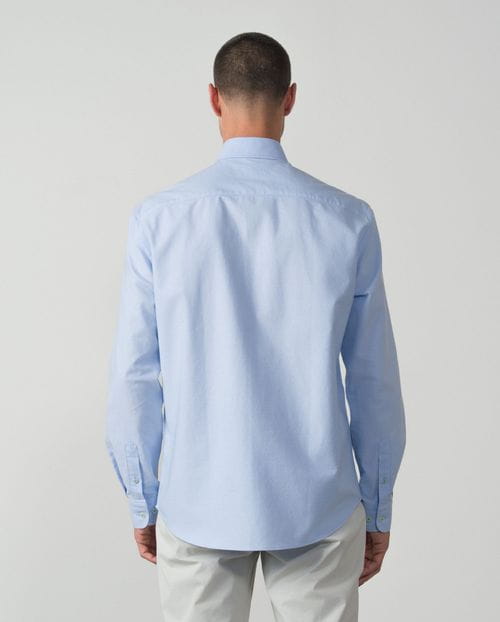 Sport relaxed fit shirt in cotton oxford fabric