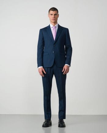 Extra slim suit from elastic two-toned microstructure